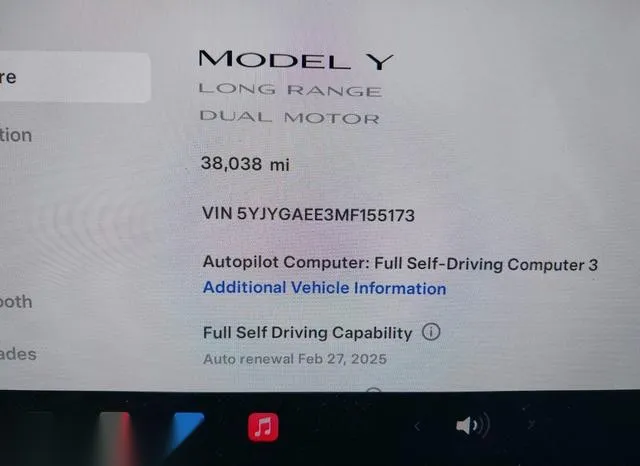 5YJYGAEE3MF155173 2021 2021 Tesla Model Y- Long Range Dual 9