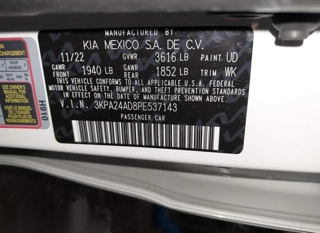 3KPA24AD8PE537143 2023 2023 KIA Rio- S 9