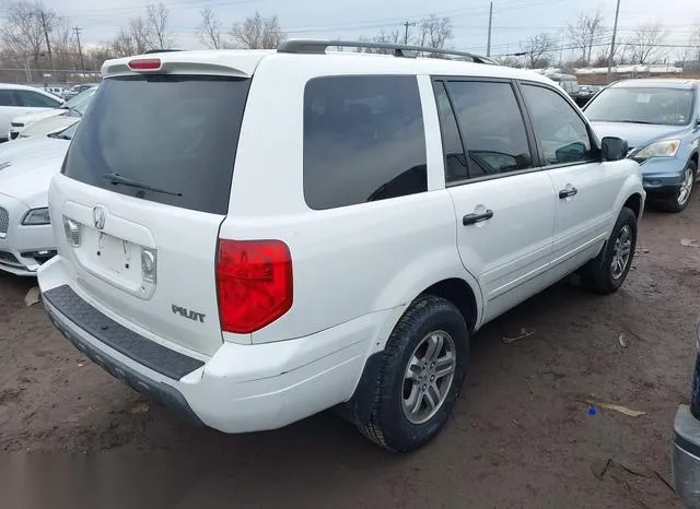 5FNYF18525B040614 2005 2005 Honda Pilot- Ex-L 4