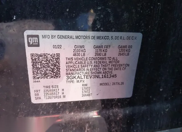 3GKALTEV3NL161345 2022 2022 GMC Terrain- Awd Sle 9