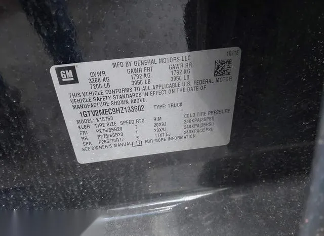 1GTV2MEC9HZ133602 2017 2017 GMC Sierra- 1500 Sle 9