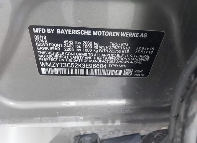 WMZYT3C52K3E96684 2019 2019 Mini Countryman- Cooper S 9