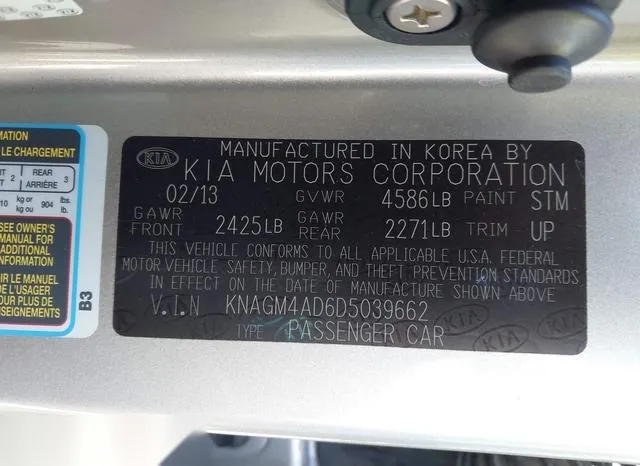 KNAGM4AD6D5039662 2013 2013 KIA Optima- Hybrid LX 9