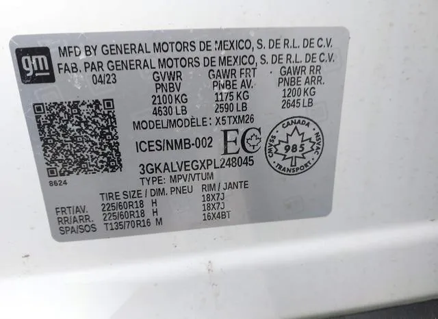 3GKALVEGXPL248045 2023 2023 GMC Terrain- Awd Slt 9