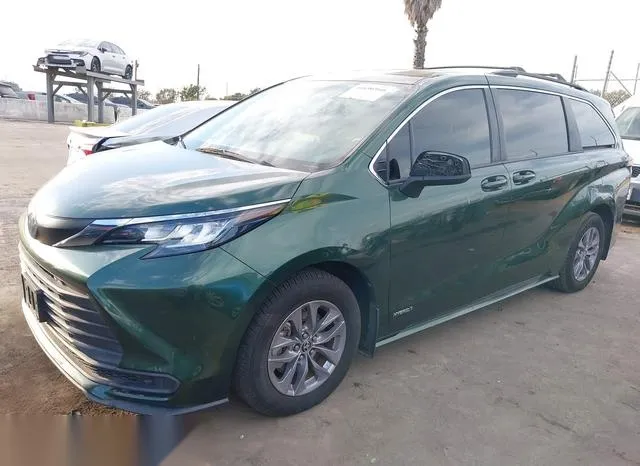 5TDKRKEC6MS014551 2021 2021 Toyota Sienna- LE 2