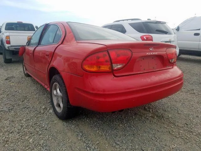 1G3NL52T1YC402847 2000 2000 Oldsmobile Alero- GL 3