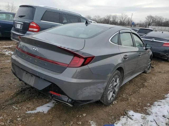 KMHL64JA6NA244453 2022 2022 Hyundai Sonata- Sel 3