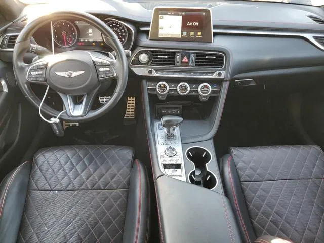 KMTG44LA3KU013160 2019 2019 Genesis G70- Prestige 8