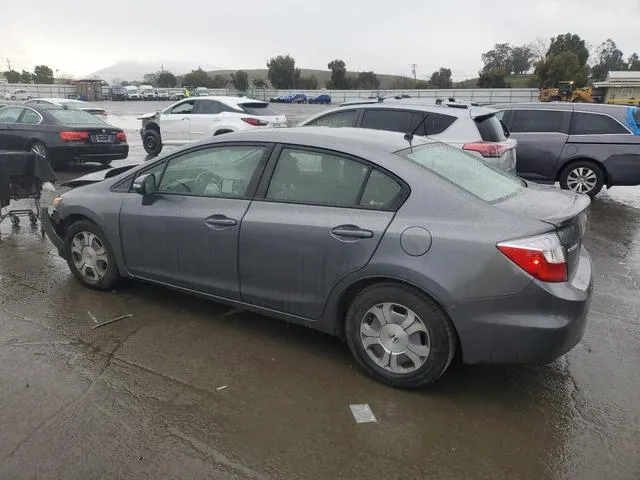 JHMFB4F38CS008299 2012 2012 Honda Civic- Hybrid L 2