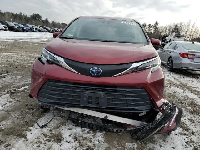 5TDYSKFC3MS022362 2021 2021 Toyota Sienna- Xle 5