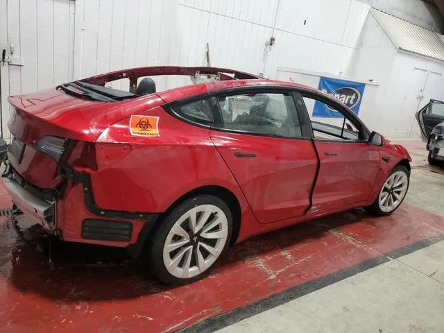 5YJ3E1EA6NF188327 2022 2022 Tesla MODEL 3 3