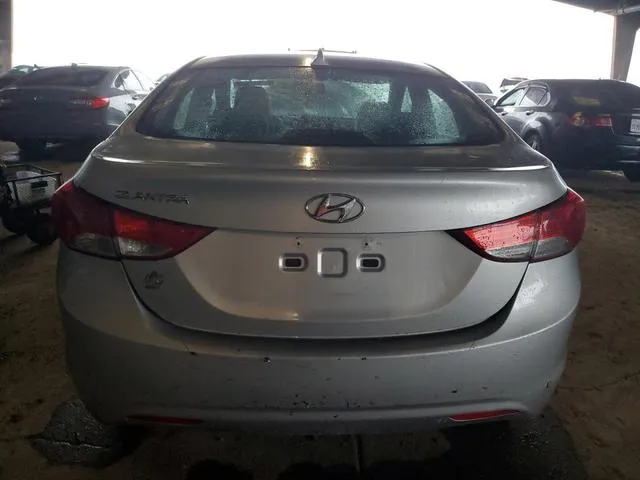 KMHDH4AE3CU349450 2012 2012 Hyundai Elantra- Gls 6