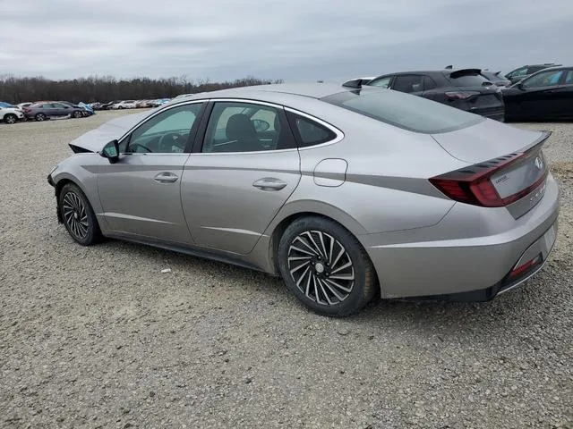 KMHL34JJ7MA017747 2021 2021 Hyundai Sonata- Hybrid 2