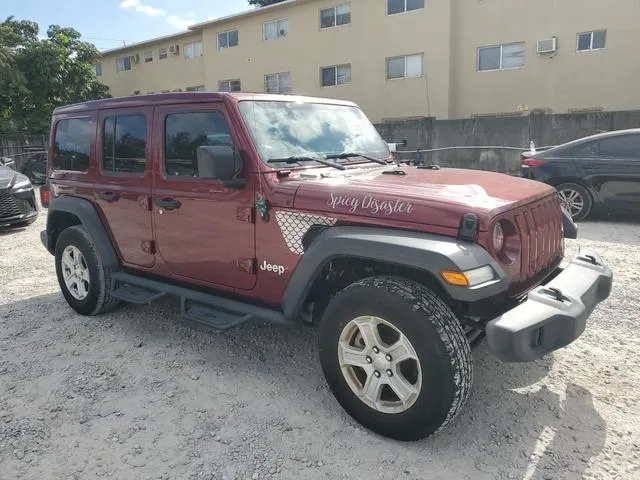 1C4HJXDN7MW596063 2021 2021 Jeep Wrangler- Sport 4