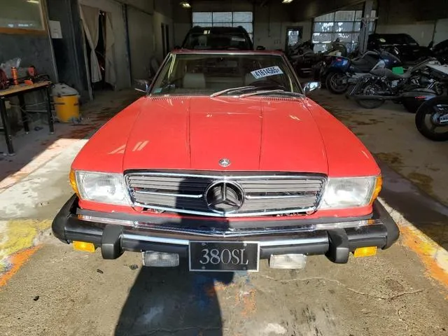 WDBBA45A0BB001850 1981 1981 Mercedes-Benz 380- SL 5