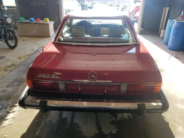 WDBBA45A0BB001850 1981 1981 Mercedes-Benz 380- SL 6