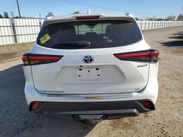 5TDBBRCH7MS516013 2021 2021 Toyota Highlander- Hybrid Le 6