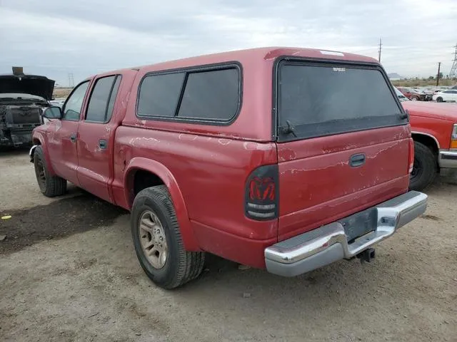 1D7HL48N33S265110 2003 2003 Dodge Dakota- Quad Slt 2