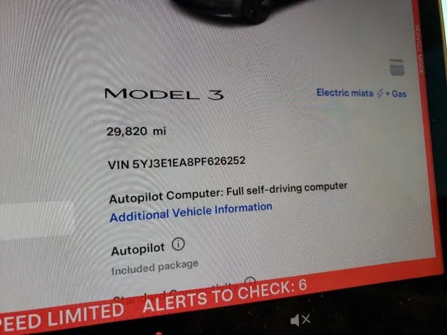 5YJ3E1EA8PF626252 2023 2023 Tesla MODEL 3 9