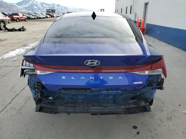 KMHLM4DJ7RU103588 2024 2024 Hyundai Elantra- Blue 6