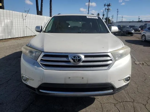 5TDZK3EH2DS125487 2013 2013 Toyota Highlander- Base 5