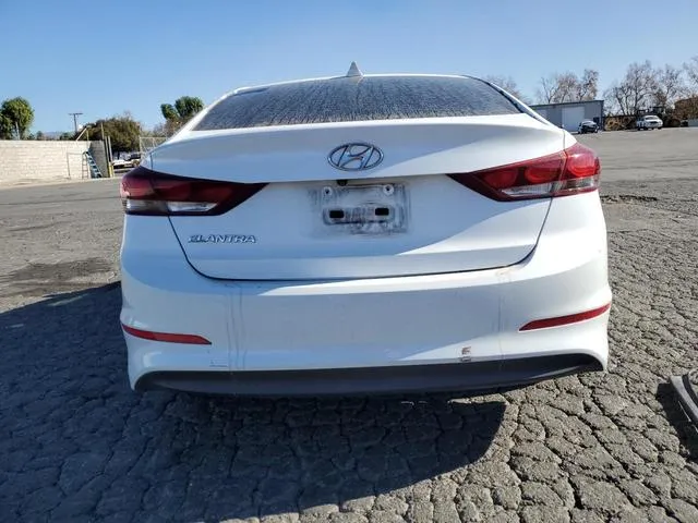 5NPD84LF1JH279108 2018 2018 Hyundai Elantra- Sel 6