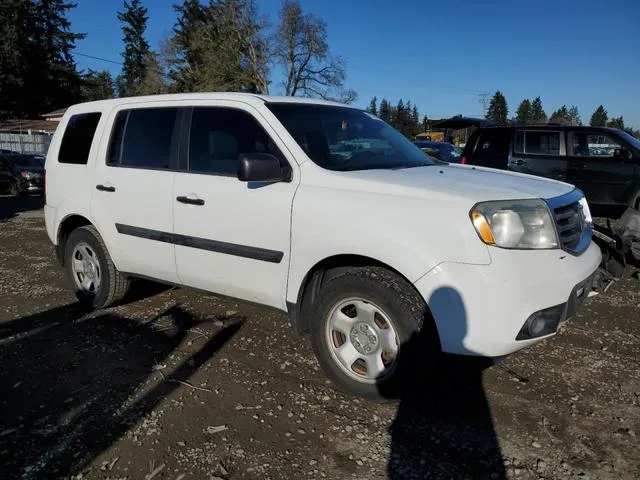 5FNYF3H27EB020229 2014 2014 Honda Pilot- LX 4