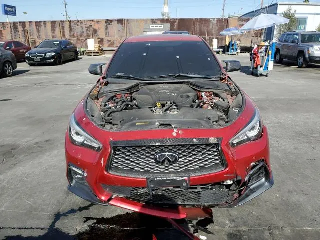 JN1FV7AP3LM630210 2020 2020 Infiniti Q50- Red Sport 400 5