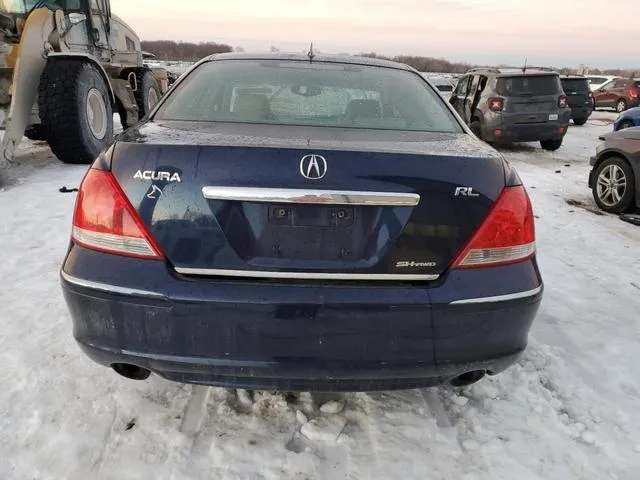 JH4KB16566C005477 2006 2006 Acura RL 6