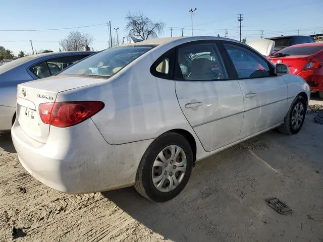 KMHDU4AD4AU923487 2010 2010 Hyundai Elantra- Blue 3