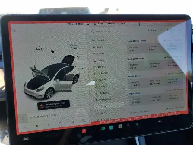 5YJYGDEE4MF063734 2021 2021 Tesla MODEL Y 9