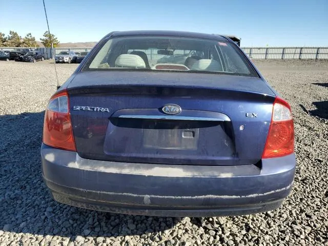 KNAFE122965221783 2006 2006 KIA Spectra- LX 6