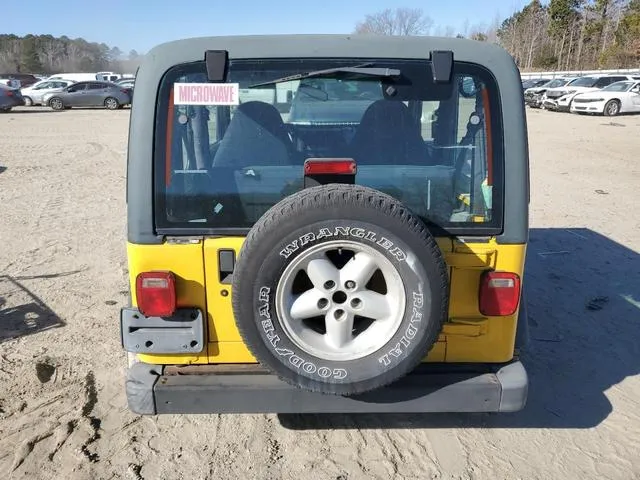 1J4FA49S61P375039 2001 2001 Jeep Wrangler- Sport 6