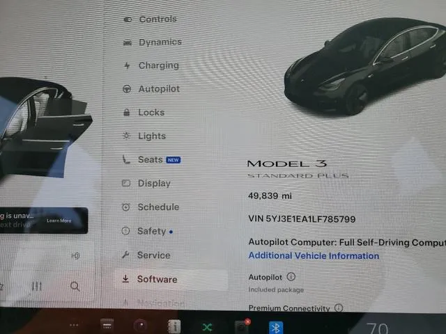 5YJ3E1EA1LF785799 2020 2020 Tesla MODEL 3 9