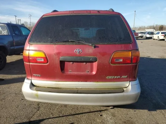 4T3ZF13C4WU025652 1998 1998 Toyota Sienna- LE 6