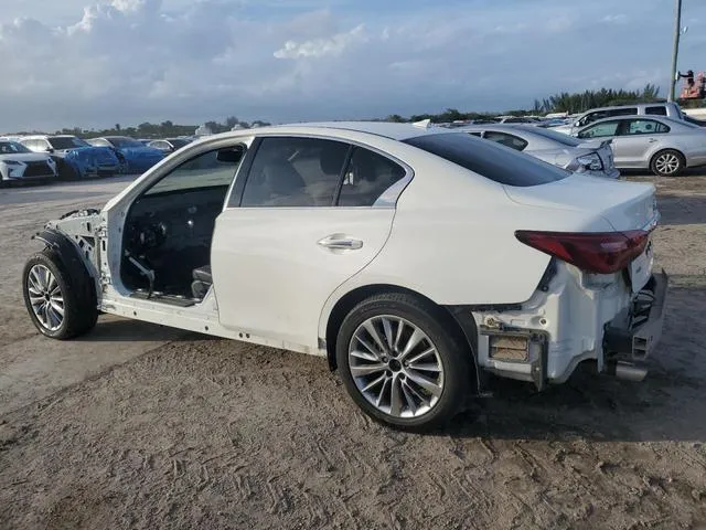 JN1EV7ARXLM256157 2020 2020 Infiniti Q50- Pure 2