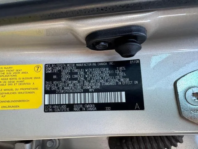 2T2GK31U38C056829 2008 2008 Lexus RX- 350 10