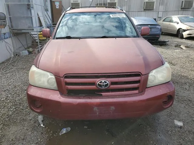 JTEDD21A750120096 2005 2005 Toyota Highlander 5