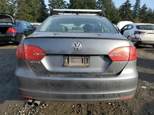 3VWLL7AJ8EM443857 2014 2014 Volkswagen Jetta- Tdi 6