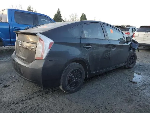 JTDKN3DUXE0384580 2014 2014 Toyota Prius 3