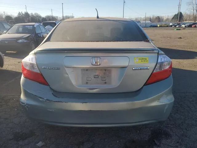 JHMFB4F28CS008391 2012 2012 Honda Civic- Hybrid 6