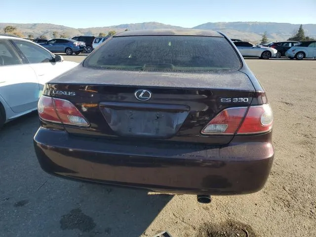 JTHBA30G840018299 2004 2004 Lexus ES- 330 6