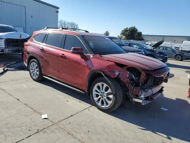 5TDDZRBHXMS556334 2021 2021 Toyota Highlander- Limited 4