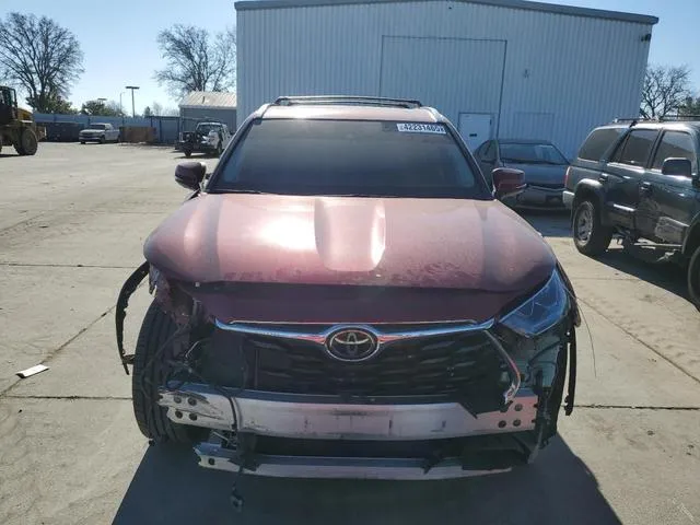 5TDDZRBHXMS556334 2021 2021 Toyota Highlander- Limited 5