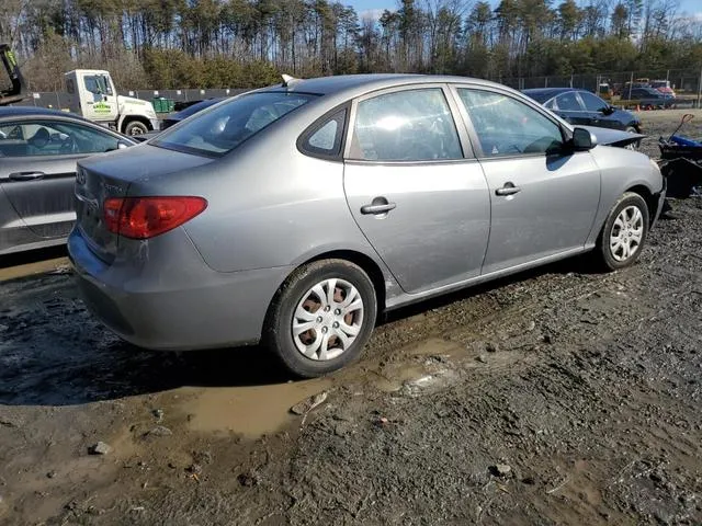 KMHDU4AD8AU108256 2010 2010 Hyundai Elantra- Blue 3