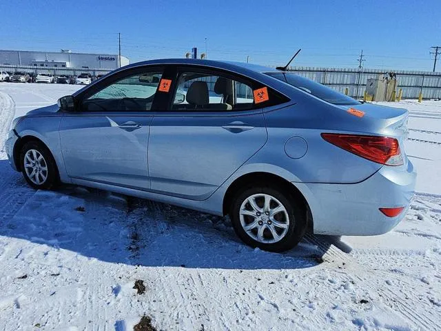 KMHCT4AE8EU625456 2014 2014 Hyundai Accent- Gls 2