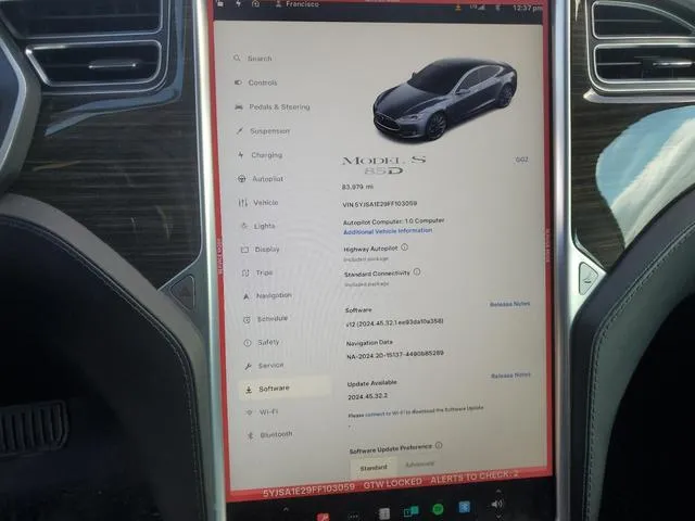 5YJSA1E29FF103059 2015 2015 Tesla MODEL S 9