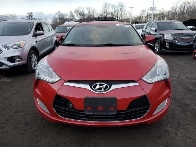 KMHTC6AD7DU166650 2013 2013 Hyundai Veloster 5