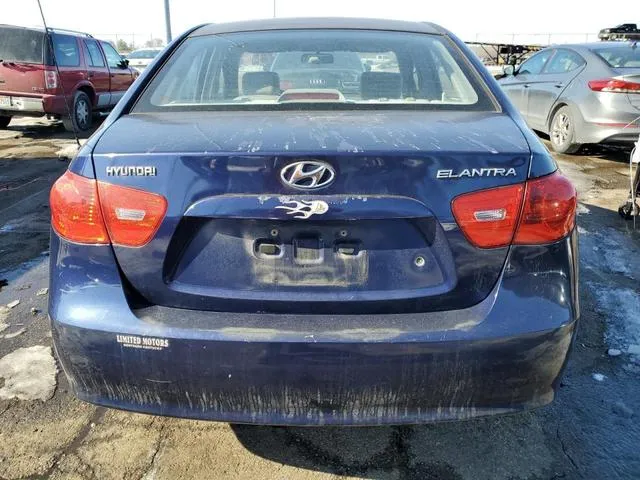 KMHDU46D07U139809 2007 2007 Hyundai Elantra- Gls 6