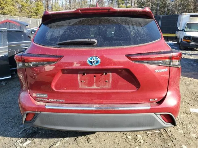 5TDHBRCH4LS502286 2020 2020 Toyota Highlander- Hybrid Xle 6